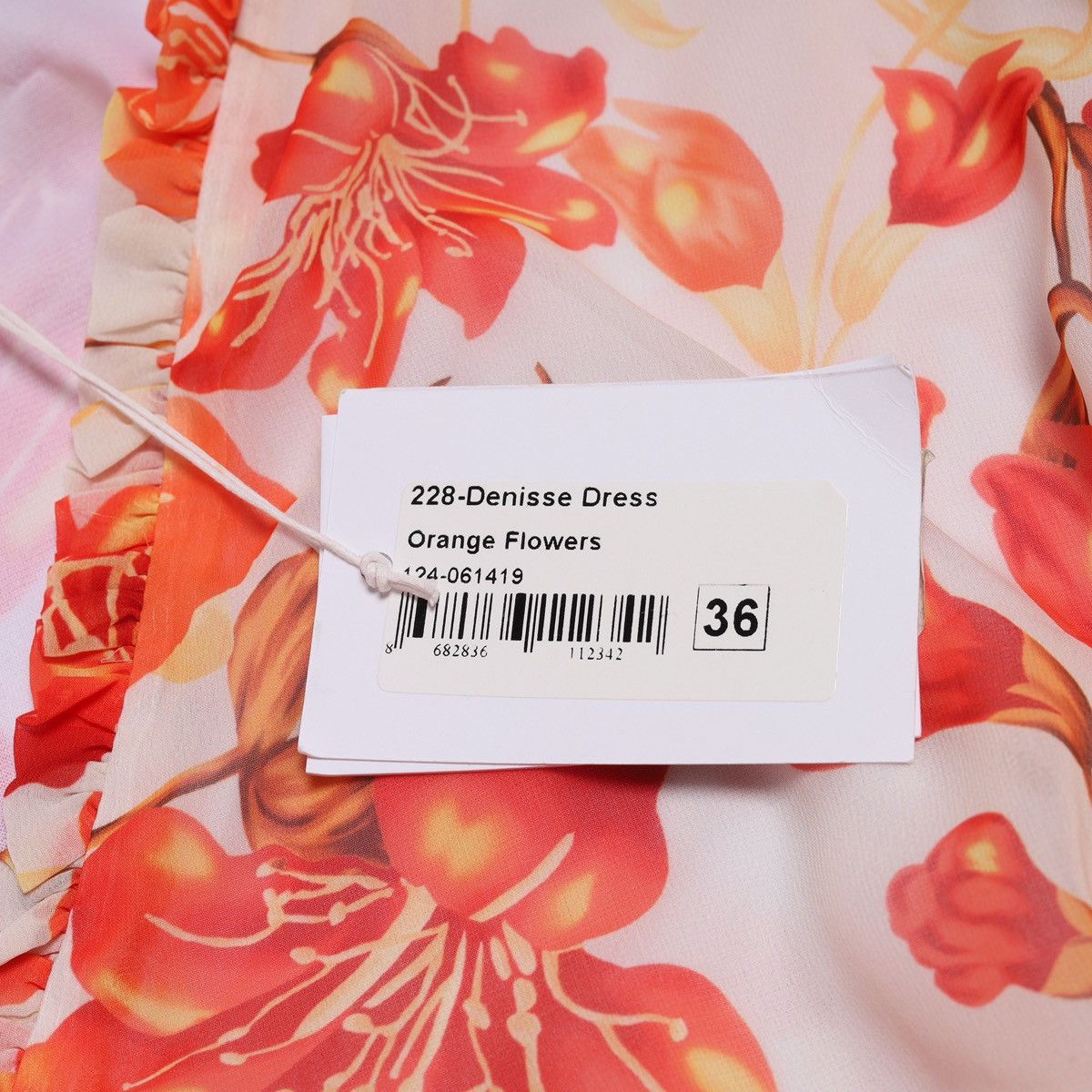 Zimmermann Zimmermann Silk Dress Denisse White Orange Flowers Printed Size XS / US 0-2 / IT 36-38 - 15 Thumbnail
