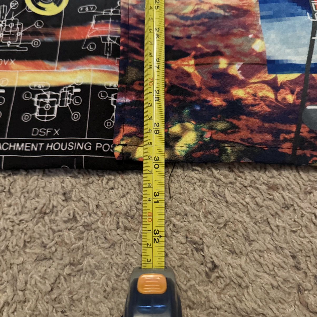 Other Y2K VINTAGE CYBER RAVE OVERSIZED BUTTON UP Size US XL / EU 56 / 4 - 8 Thumbnail