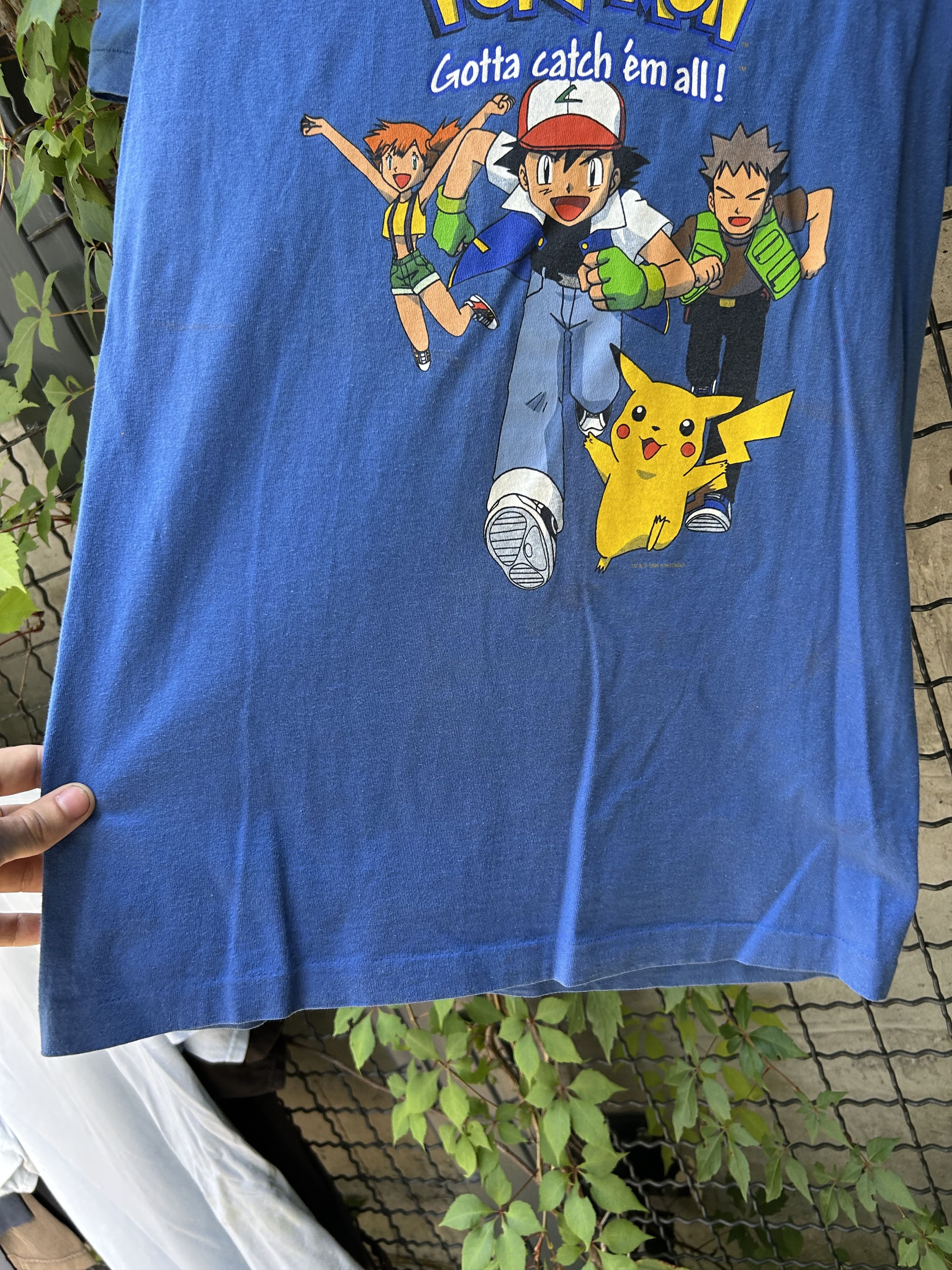 Anime Vintage 1999 Pokemon Anime Movie T-shirt Size US S / EU 44-46 / 1 - 9 Thumbnail