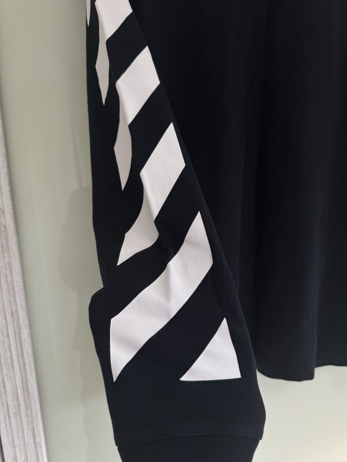 Off-White Off White x Virgil Abloh Hand Card Long Sleeve Tee Black Size US L / EU 52-54 / 3 - 12 Thumbnail