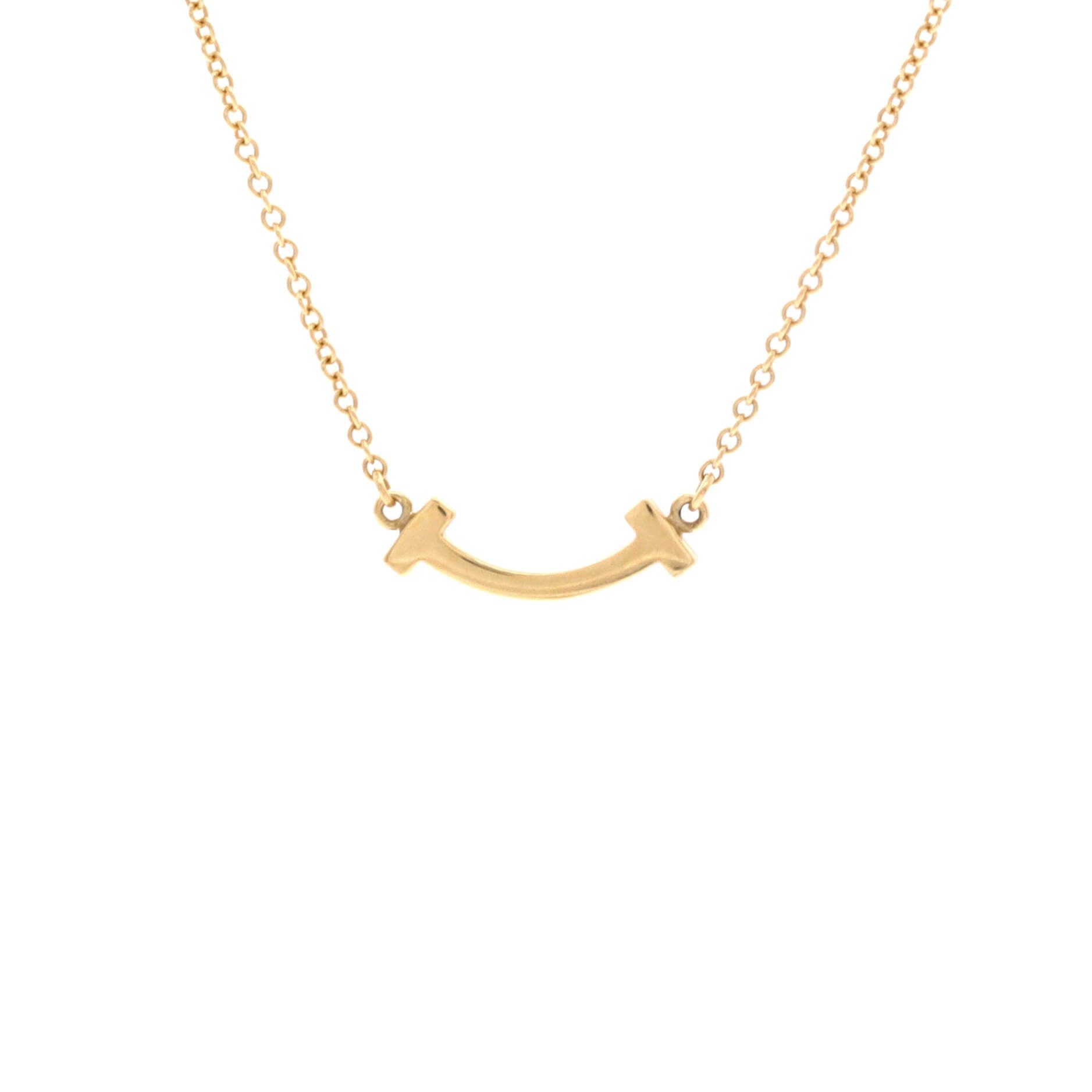Tiffany & Co. T Smile Pendant Necklace Size ONE SIZE - 1 Thumbnail