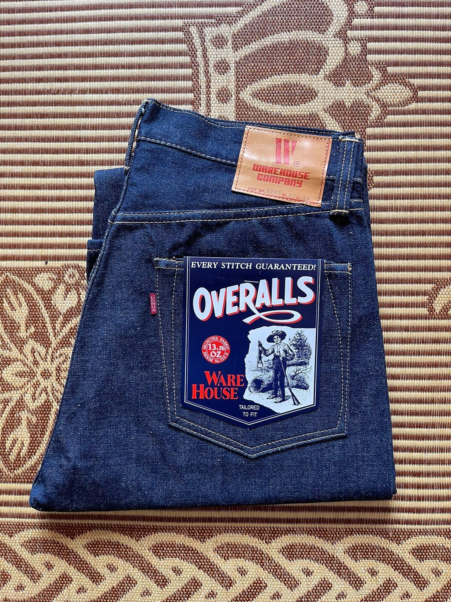 Warehouse & Co. Warehouse 1003 Blue Denim Jeans Size US 34 / EU 50 - 1 Thumbnail