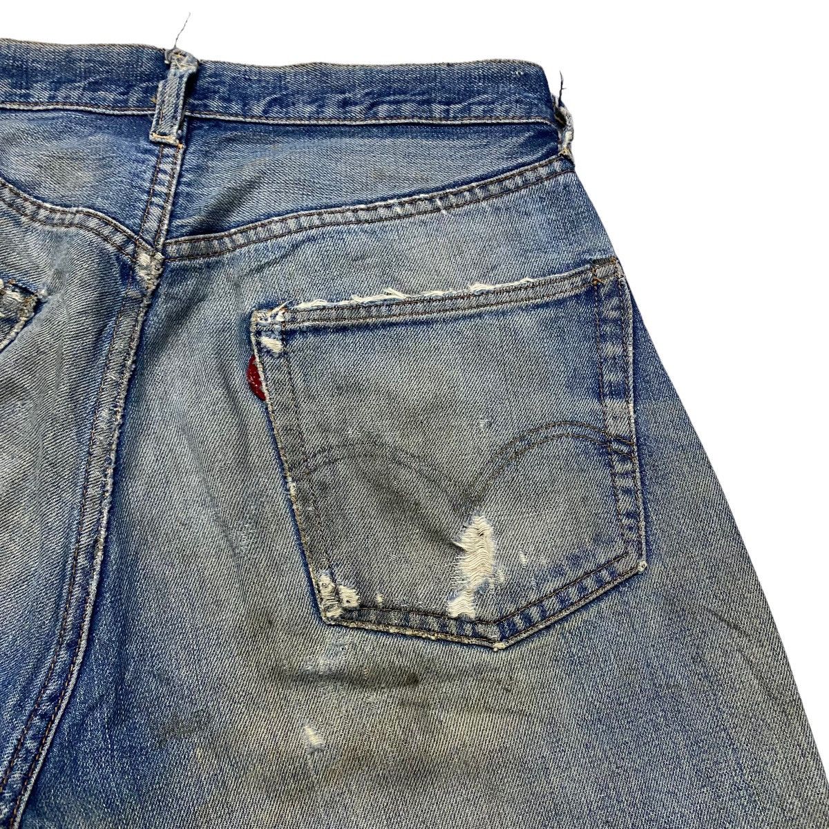 Levi's Vintage 60s Levis 501 Big E Redline Denim Jeans Button 8 Size US 30 / EU 46 - 12 Thumbnail