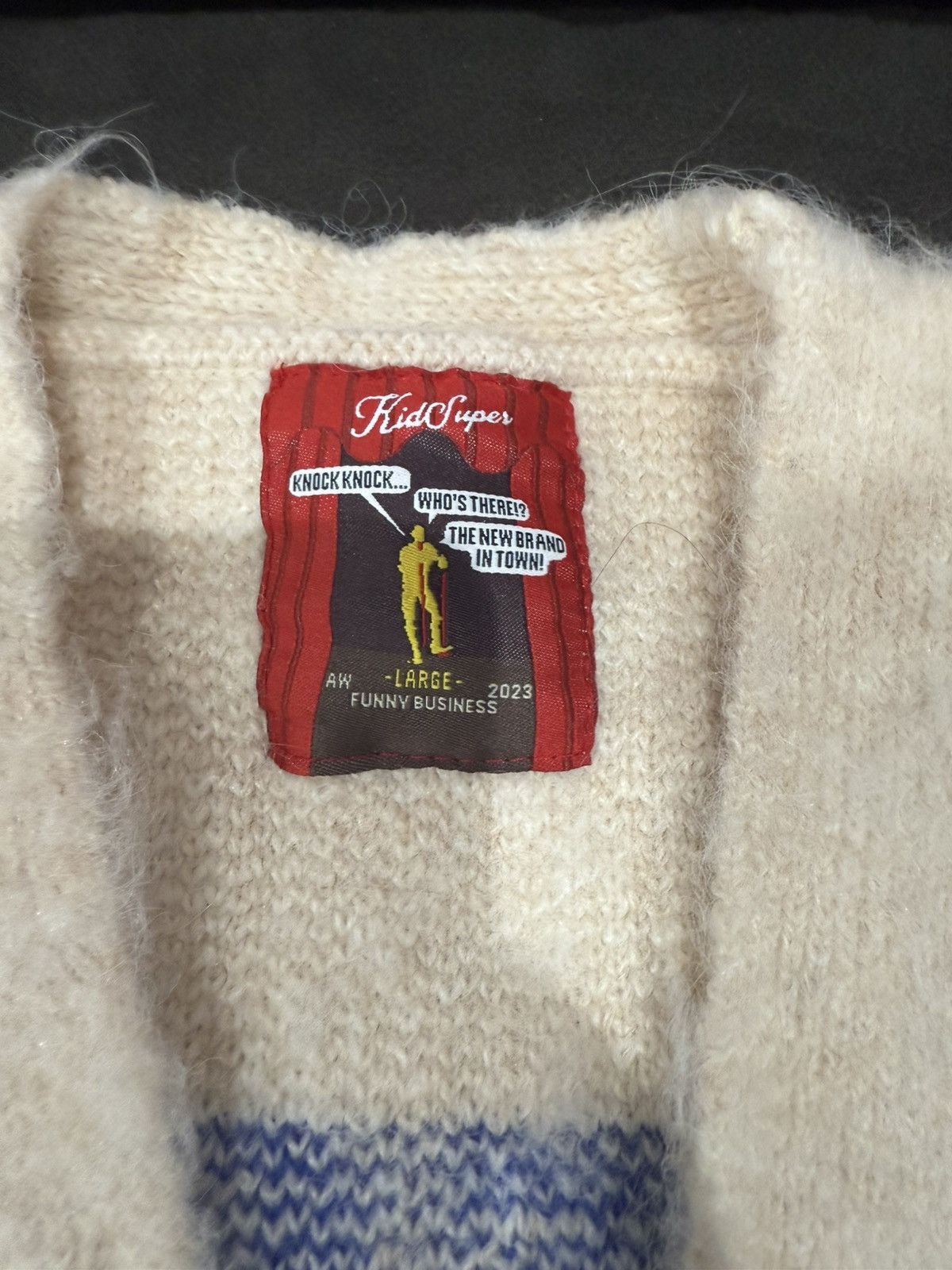 KidSuper Kid super comedy cardigan Size US L / EU 52-54 / 3 - 3 Thumbnail