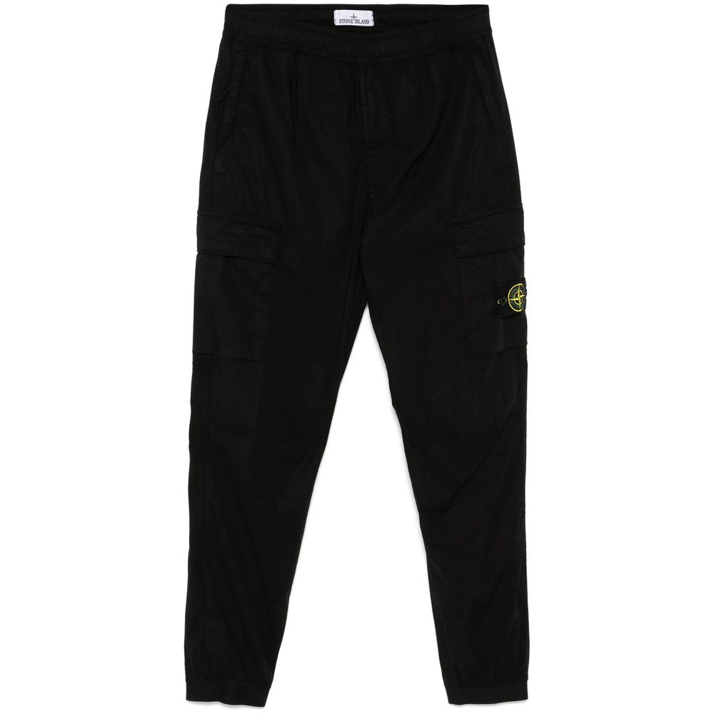Stone Island Stone Island BLACK Trousers - Tapered Trousers Size US 30 / EU 46 - 1 Thumbnail