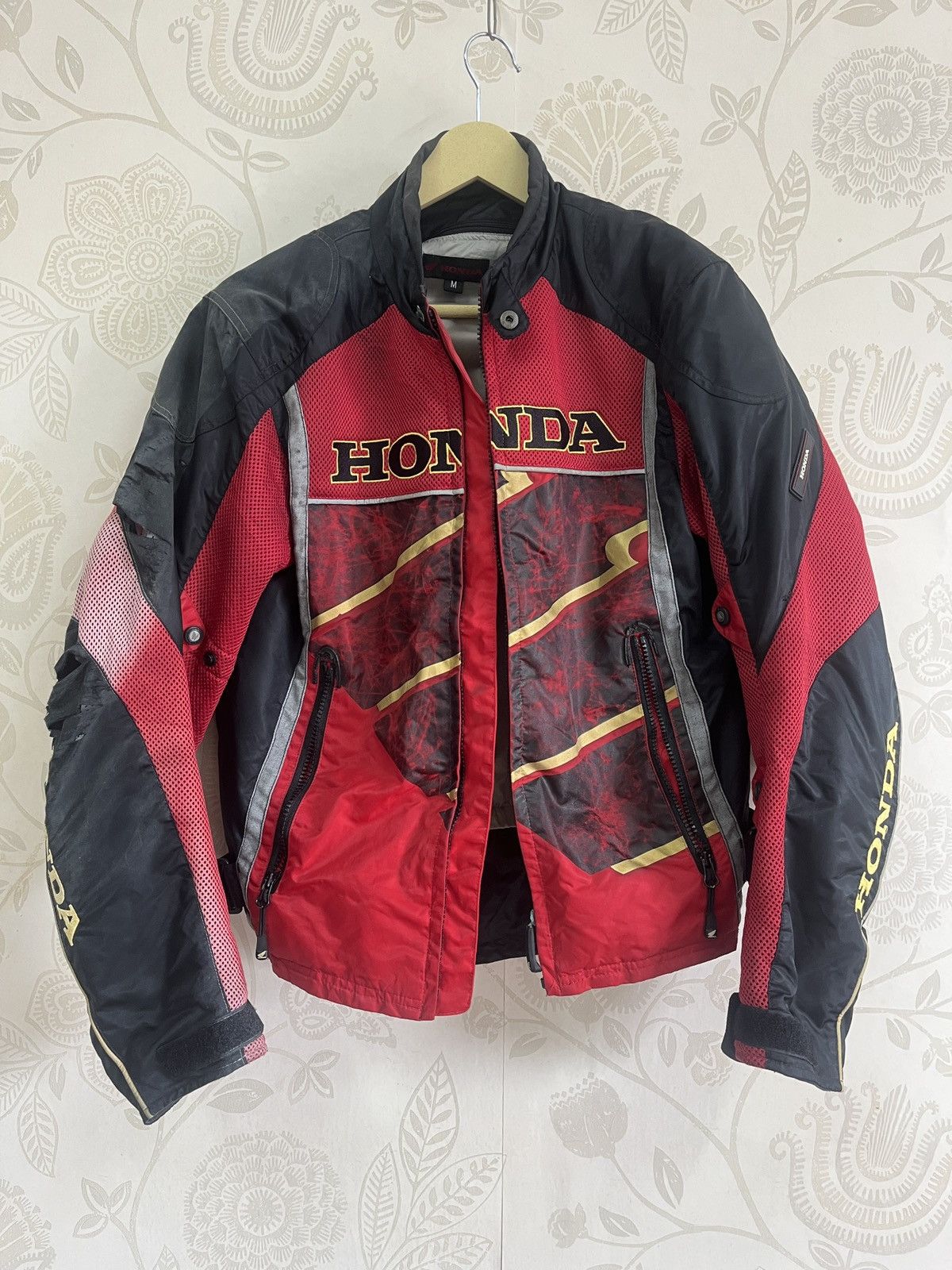 Honda × Sports Specialties × Vintage Vintage Honda Motor Sport Mesh Padded Jacket Japan Size US M / EU 48-50 / 2 - 3 Thumbnail