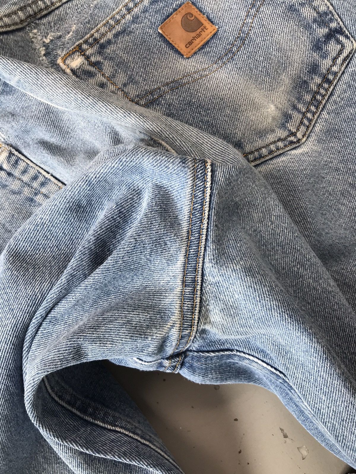Carhartt Vintage Carhartt B17 DST repaired denim Size US 38 / EU 54 - 19 Thumbnail