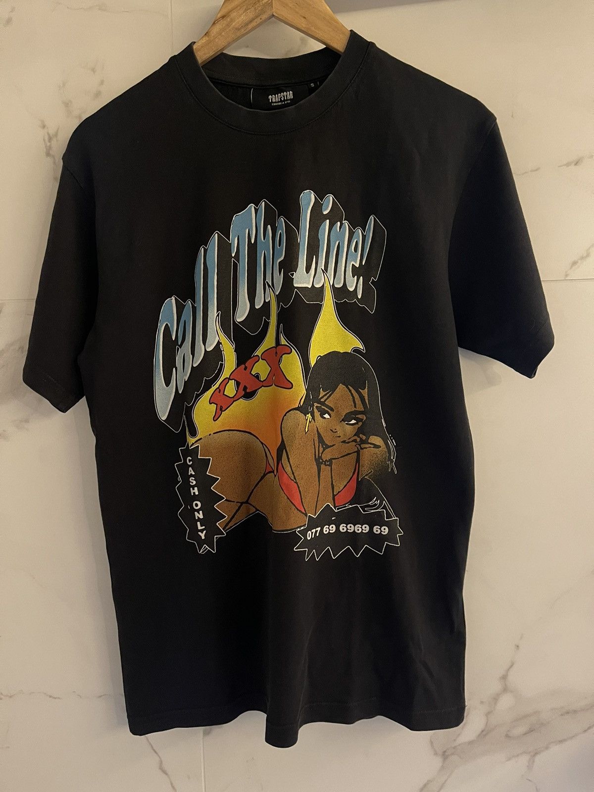 Trapstar London Trapstar Call The Line nudie girl t-shirt sex tee Size US S / EU 44-46 / 1 - 1 Thumbnail