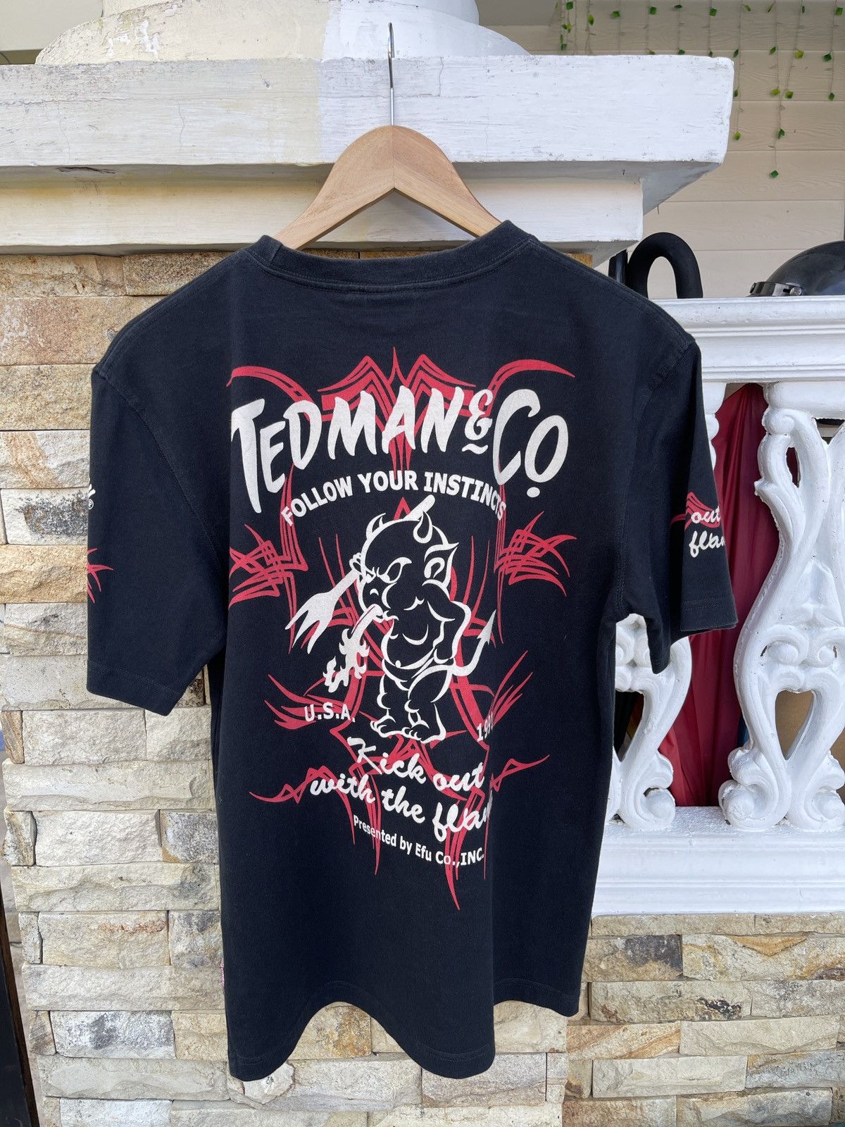 Tedman Rare🔥Vintage TEDMAN Ted Company Devils Equipment T-Shirt Size US M / EU 48-50 / 2 - 1 Thumbnail