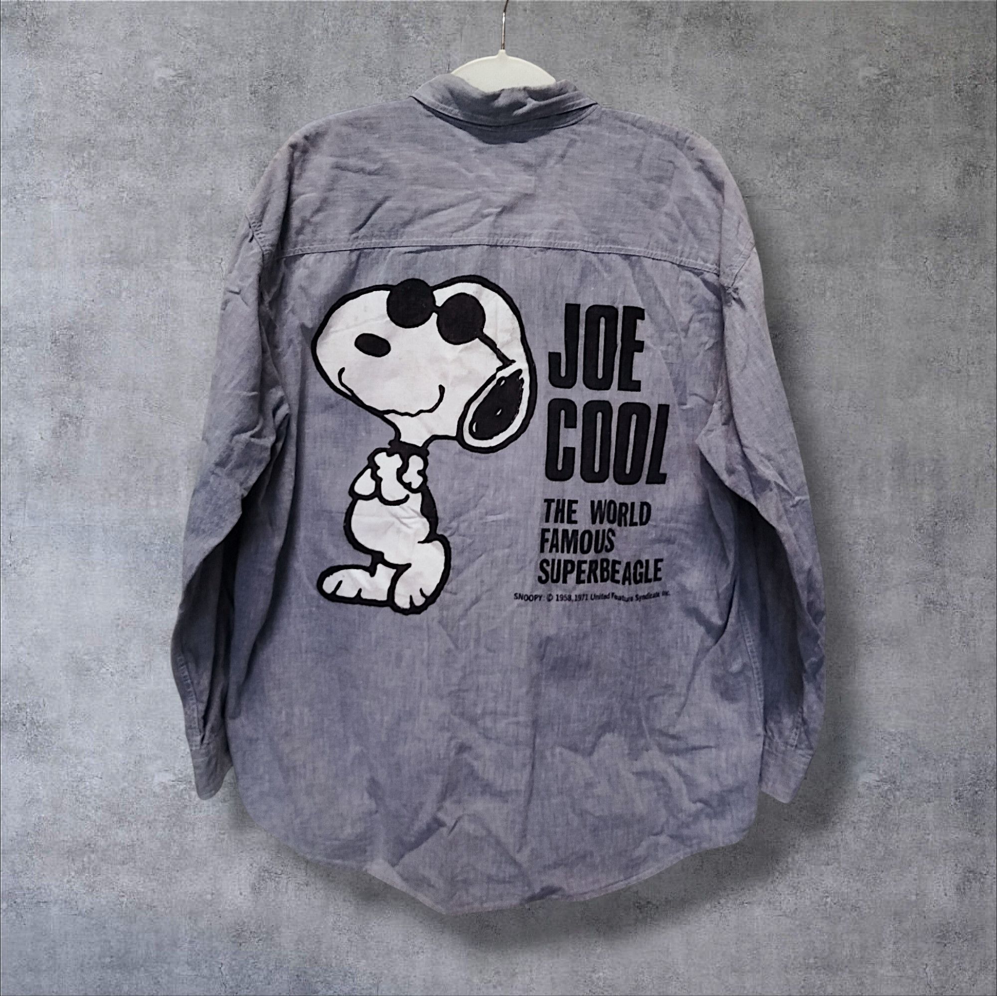Peanuts Vintage 90s Peanuts Snoopy Big Design Shirts Size L / US 10 / IT 46 - 1 Thumbnail