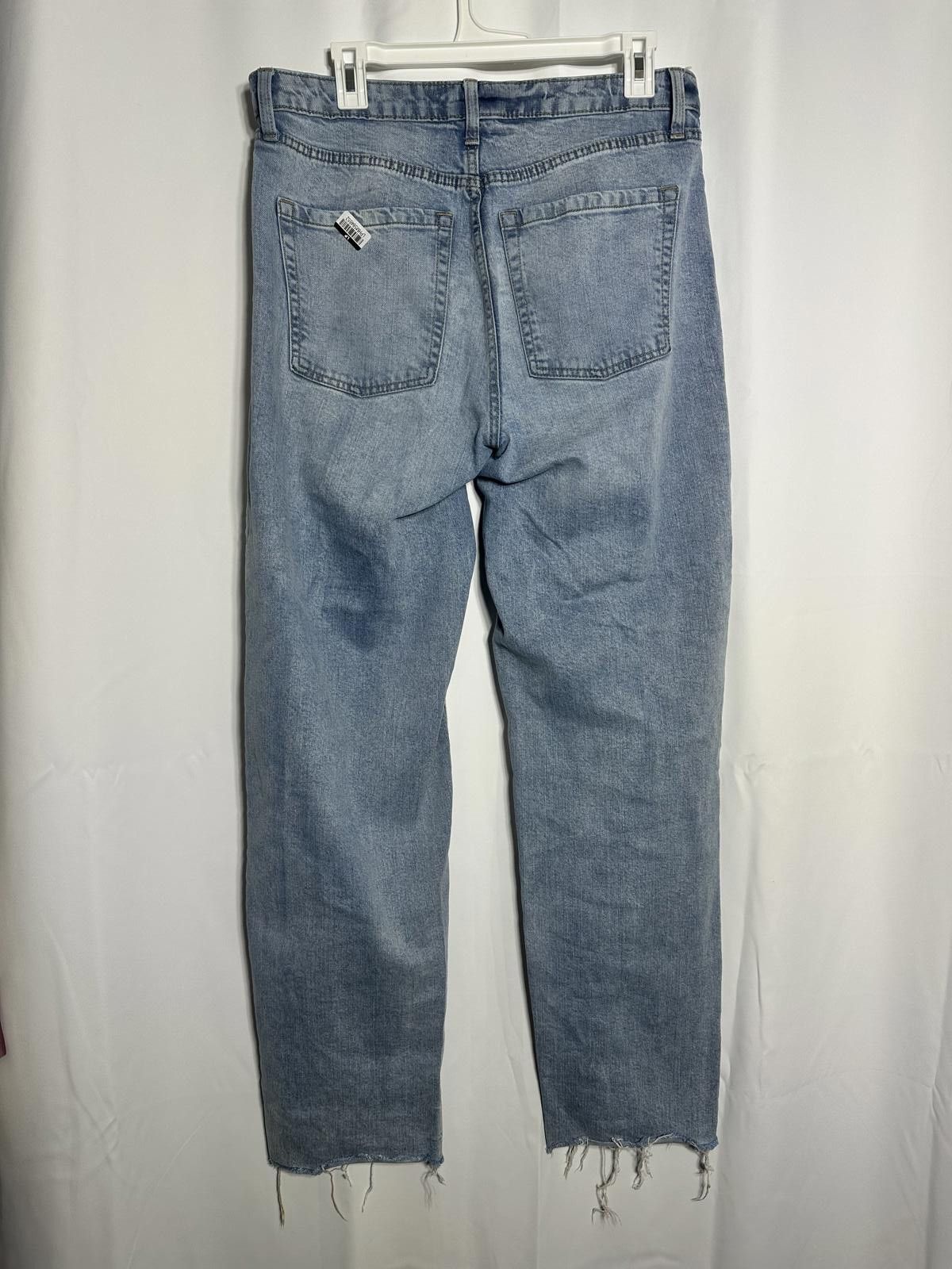 Other Wild Fable High-Rise Light Wash Denim Jeans with Button Fly Size 28" / US 6 / IT 42 - 2 Thumbnail