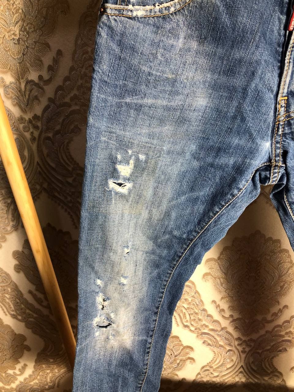 Dsquared2 × Vintage VERY RARE DSQUARED2 DENIM JEANS ITALIAN DESIGNER LUXURY Y2K Size US 32 / EU 48 - 3 Thumbnail