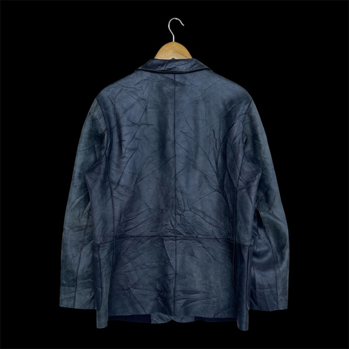 Hugo Boss Hugo Boss Calfskin Leather Blazer Chore - Natural Patina Size US M / EU 48-50 / 2 - 2 Thumbnail