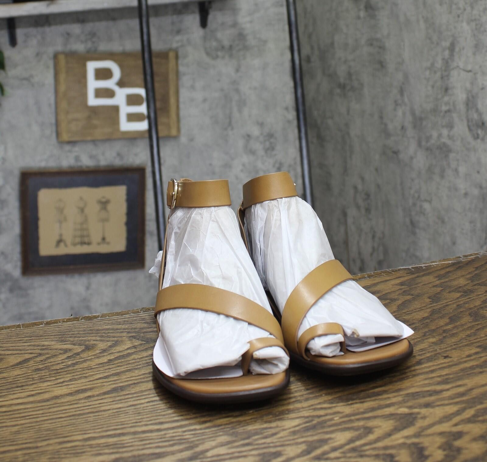 Other Nwt Naturalizer Flat Sandals Saddle Tan Brown Leather 9m Size US 9 / IT 39 - 3 Thumbnail