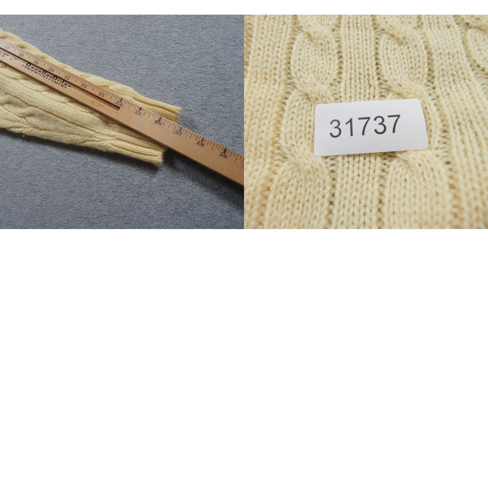 Vintage VINTAGE Cable Car Clothiers Sweater Womens XL Yellow Cardigan Knit Wool Ladies Size XL / US 12-14 / IT 48-50 - 8 Thumbnail