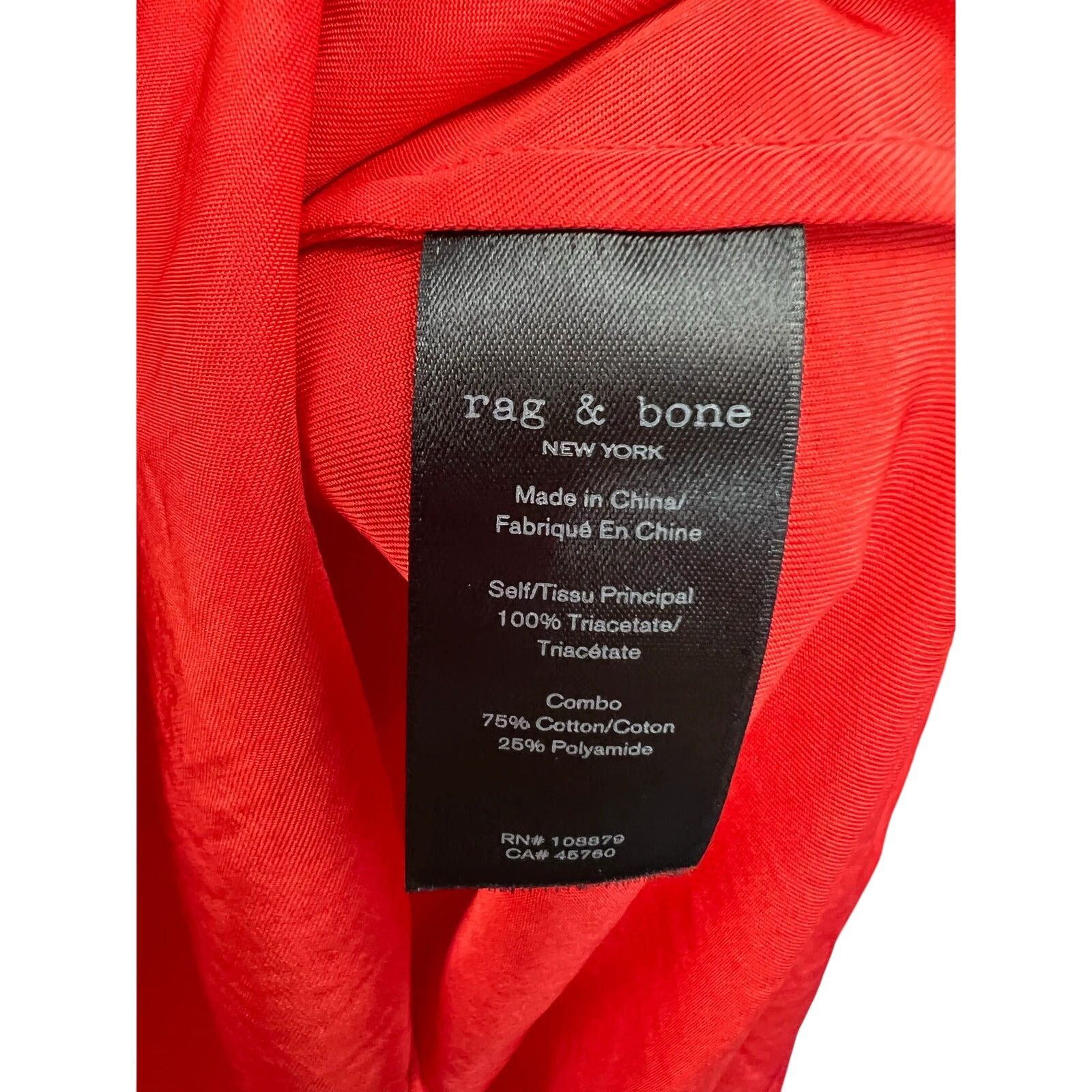 Rag & Bone Rag & Bone Red blouse sz XS Size XS / US 0-2 / IT 36-38 - 7 Thumbnail