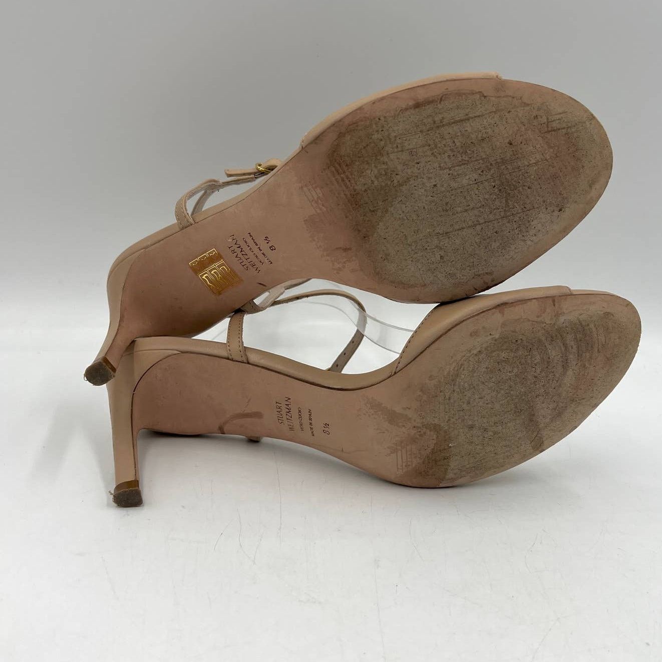 Stuart Weitzman Stuart Weitzman Gloria 80 Nude Stiletto Heels Size US 8.5 / IT 38.5 - 5 Thumbnail
