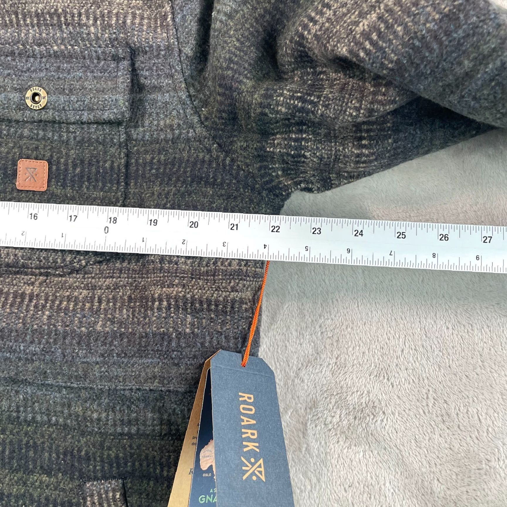 Roark Roark Hebrides Jacket Men Regular Medium Multicolor Striped Wool Blend Snap NWT Military Jacket Size US XXL / EU 58 / 5 - 7 Thumbnail