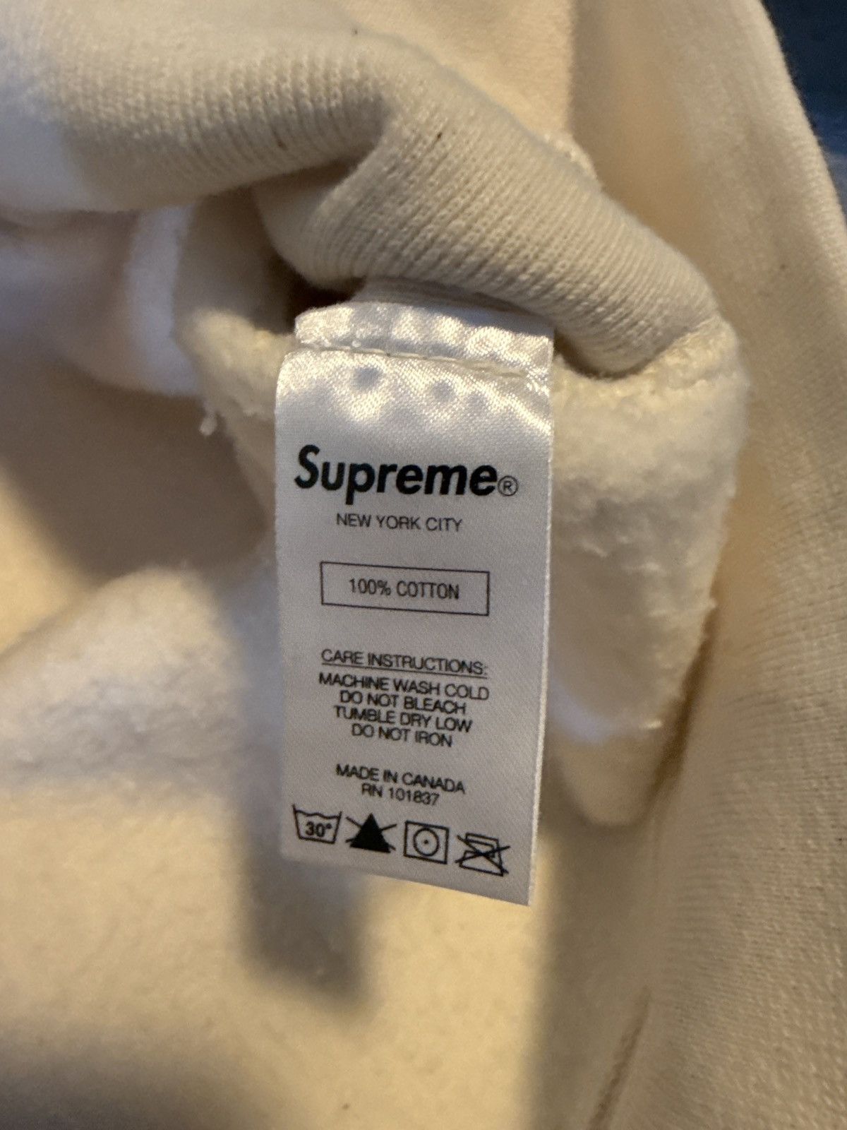 Supreme Supreme Micro Logo Hoodie MEDIUM Size US M / EU 48-50 / 2 - 2 Thumbnail