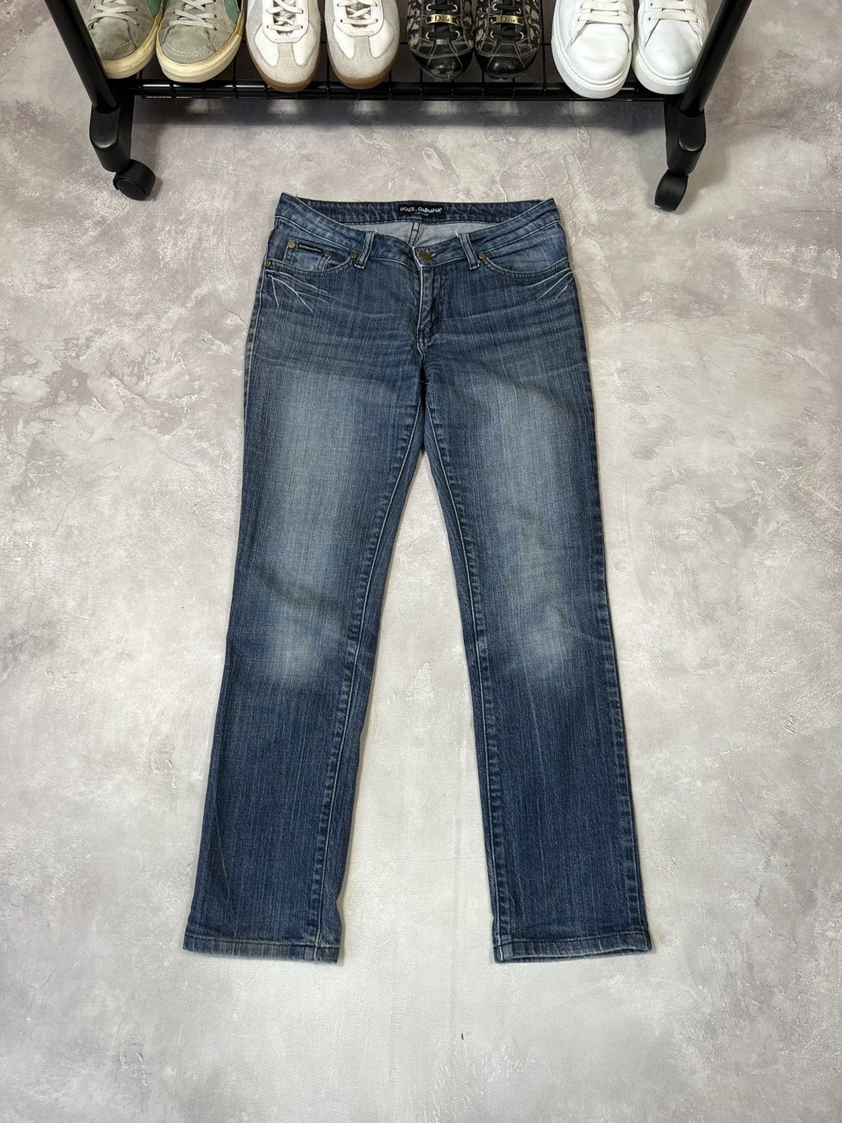 Dolce & Gabbana × Vintage Vintage Dolce Gabbana Y2k Jeans Size 30" / US 8 / IT 44 - 4 Thumbnail