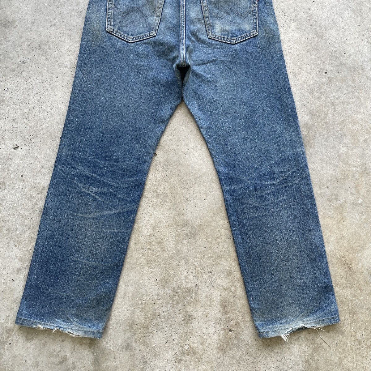 Edwin Vintage Edwin Jeans MudWash Ripped Faded Denim Pants W32 Size US 32 / EU 48 - 11 Thumbnail
