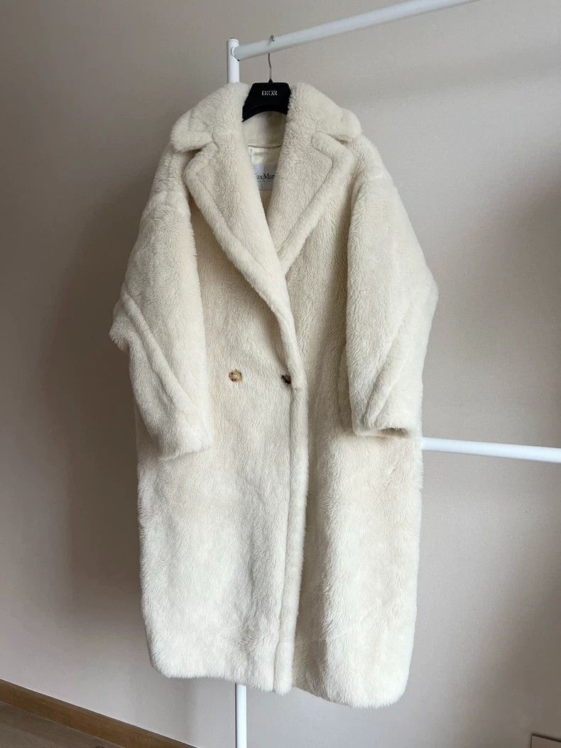 Max Mara White teddy coat