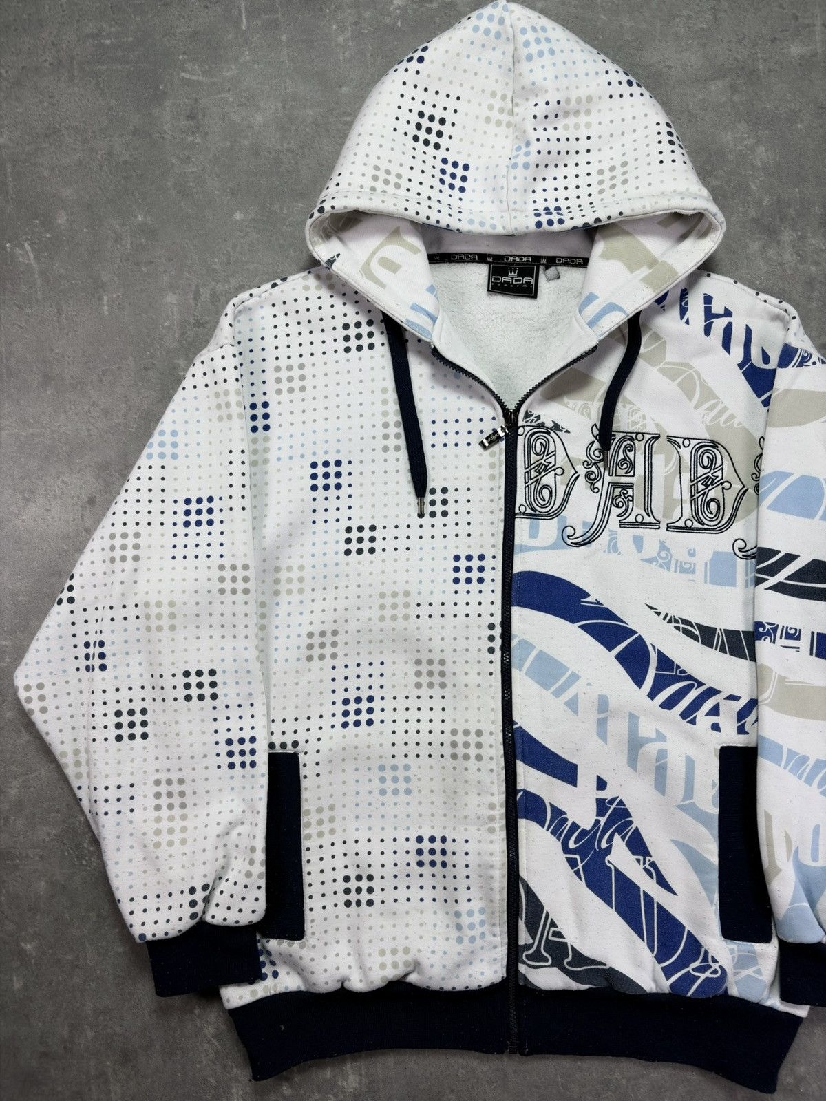 Damani Dada Dada Supreme Two-sided AOP Printed Baggy Zip Hoodie XL XXL Size US XL / EU 56 / 4 - 3 Thumbnail