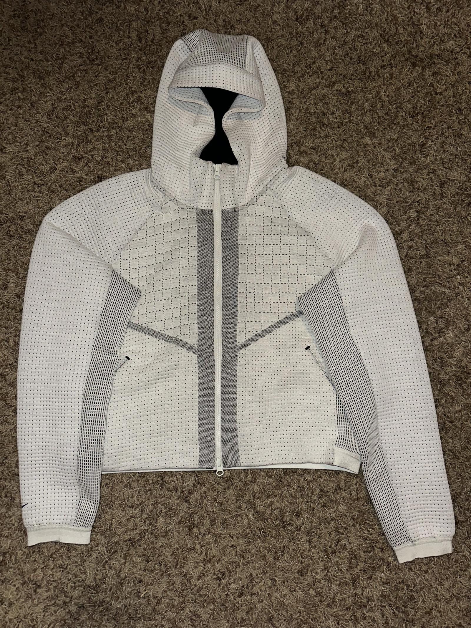 image of Nike Women’S Casual 14 09 11 05 Training Sports Hooded Knit White Hoodie Sample, Women's (Size Smal