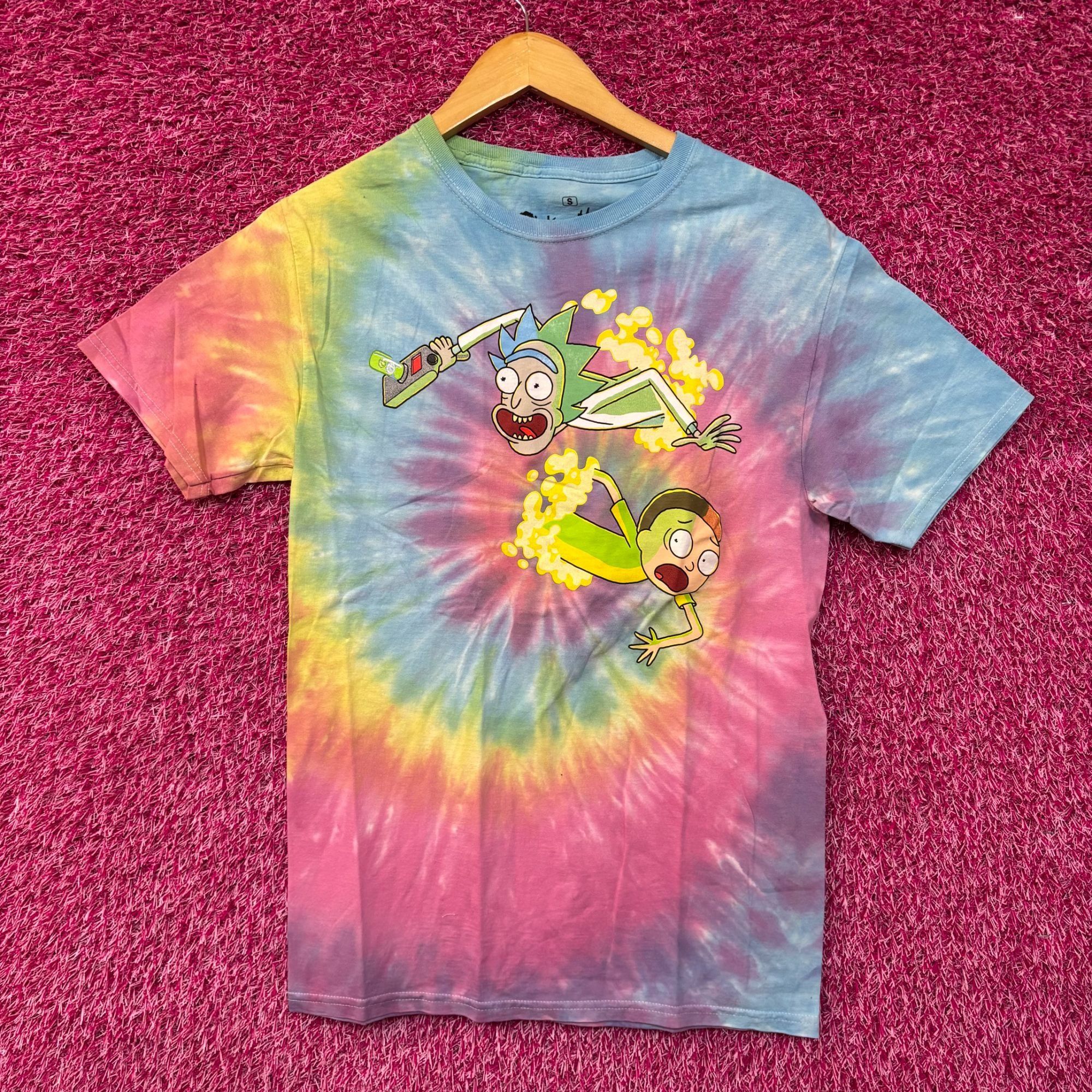Ripple Junction Rick and Morty Portal Tie Dye T-Shirt Small Size US S / EU 44-46 / 1 - 1 Thumbnail