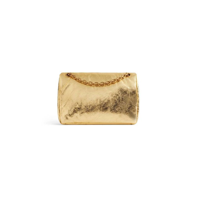 Balenciaga o1s1rm0426 Size: OS / Monaco Small Chain Bag Metallized Gold Size ONE SIZE - 4 Thumbnail