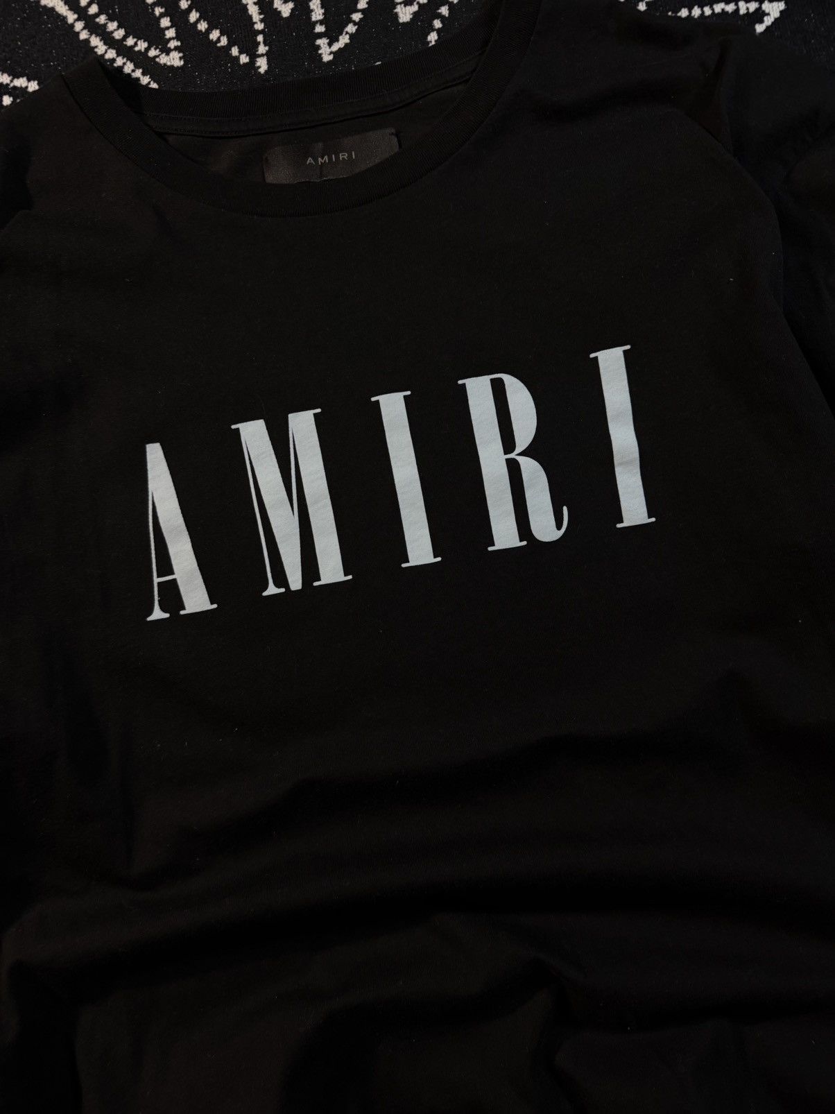 Amiri AMIRI BLACK CORE LOGO TEE Size US L / EU 52-54 / 3 - 3 Thumbnail