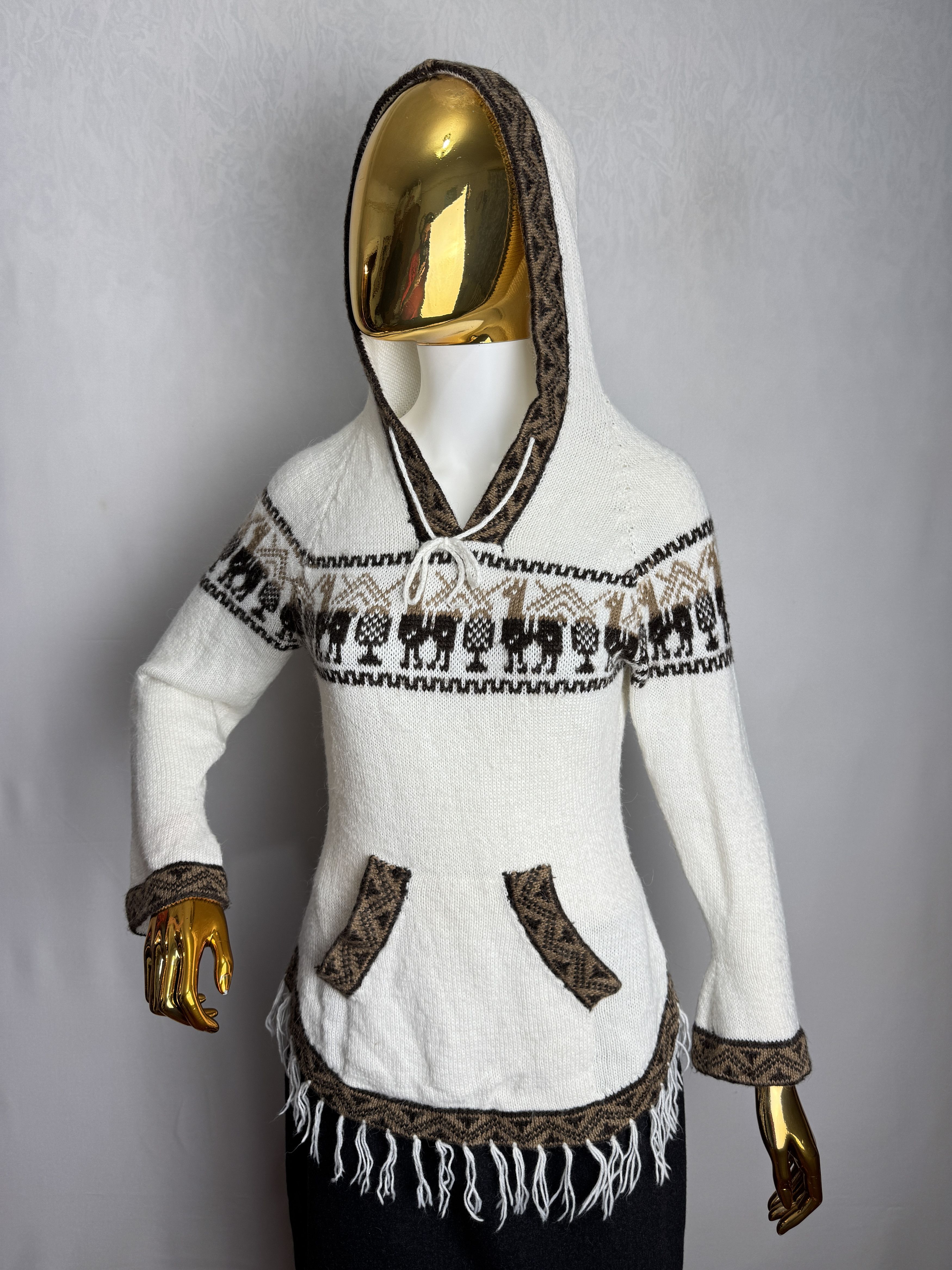 Handmade × Other Women’s alpaca hoodie Size XS / US 0-2 / IT 36-38 - 2 Thumbnail