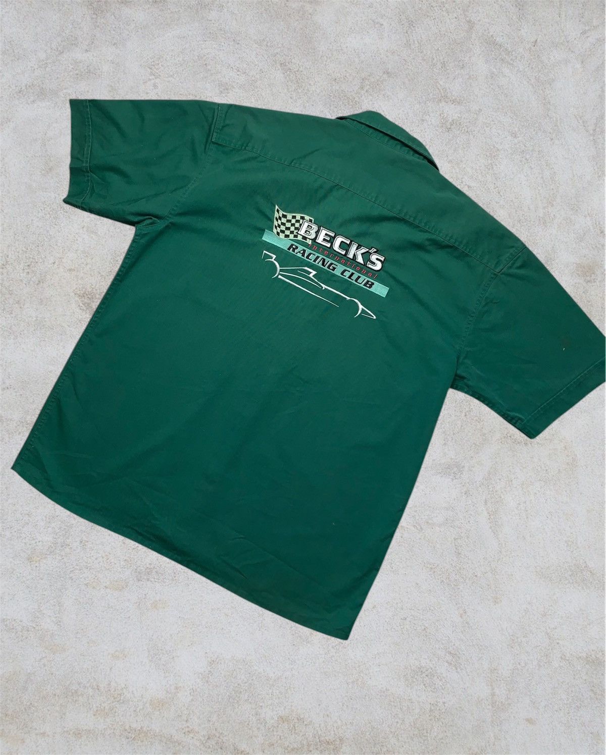 Vintage Becks vintage racing shirt button up size XXL Size US XXL / EU 58 / 5 - 1 Thumbnail