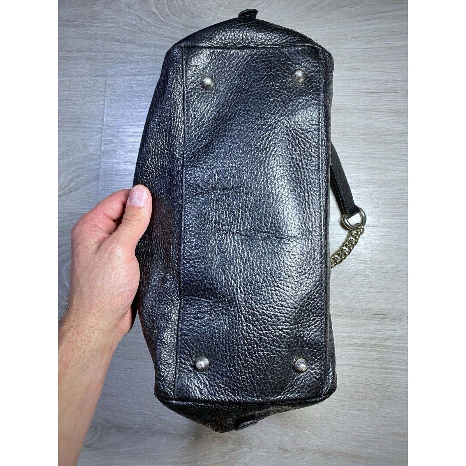 Versace × Versace Jeans Couture Versace Collection Leather Shoulder bag Black Made In Italy Size ONE SIZE - 3 Thumbnail