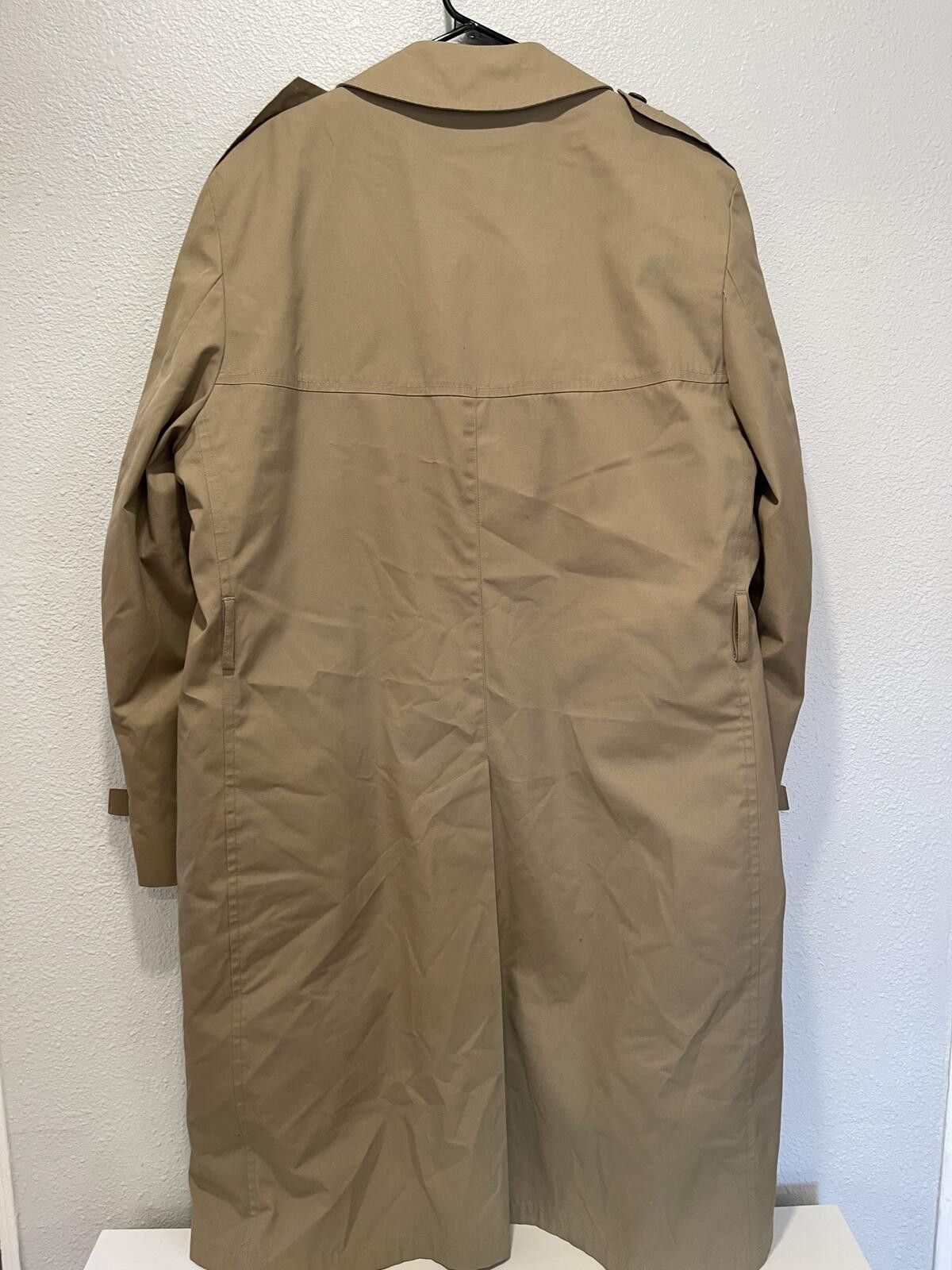 Unknown London London Fog Maincoats Trench Coat 44L Lined (removable) Tan Size US M / EU 48-50 / 2 - 2 Thumbnail