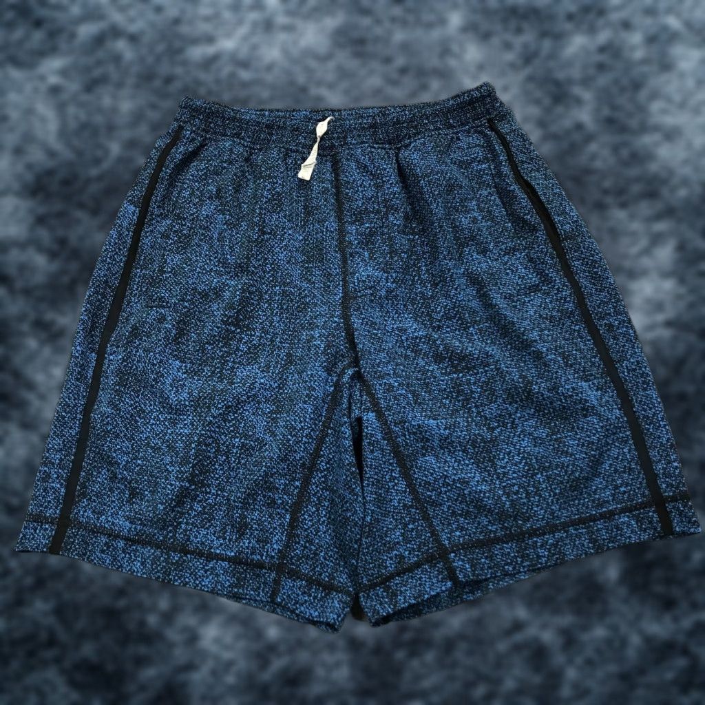 Lululemon Shorts Mens Small Blue Heather Pace Breaker Lined 9 Inch Performance