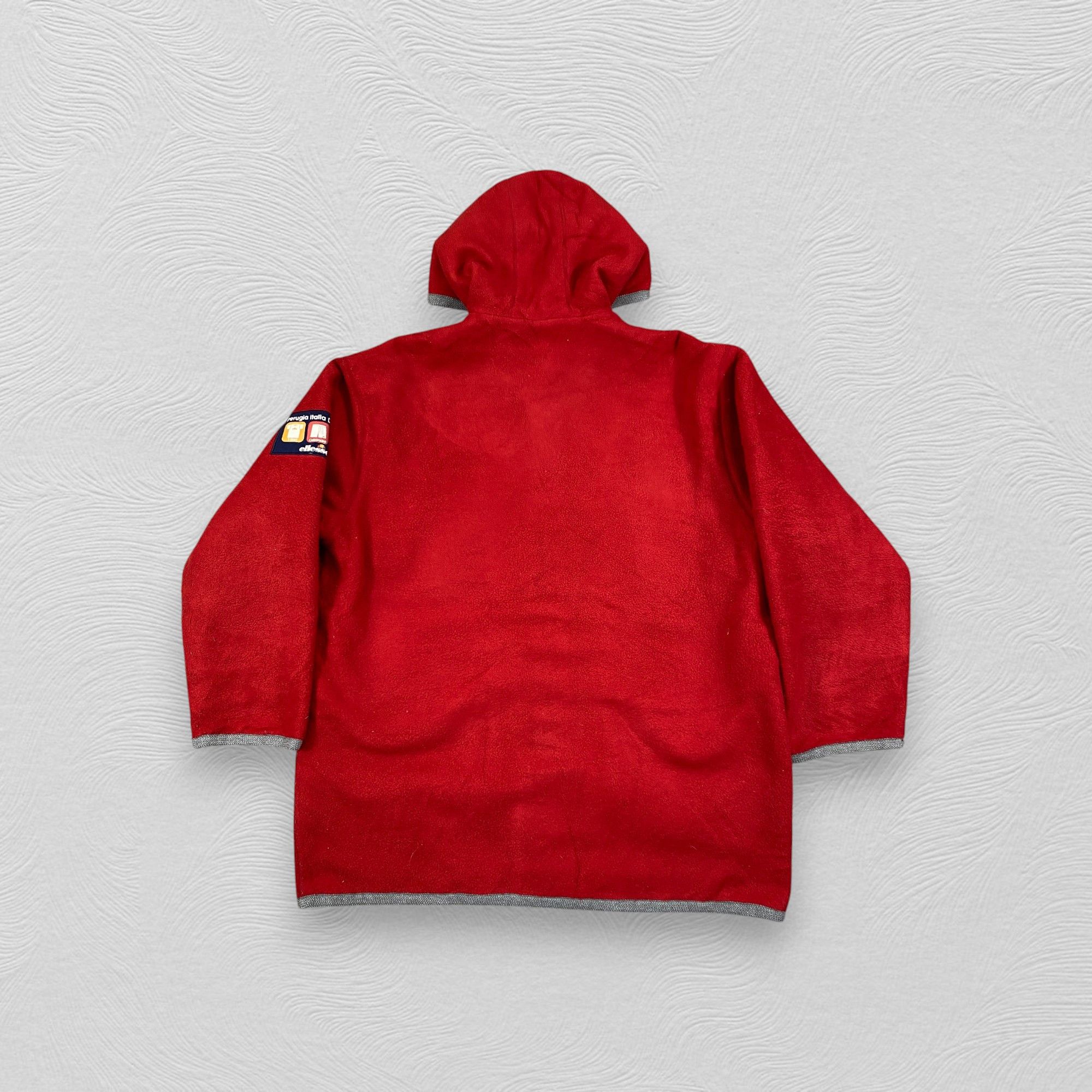 Japanese Brand Vintage Elesse Perugia Hooded Fleece Large Jacket- J479 Size US L / EU 52-54 / 3 - 2 Thumbnail
