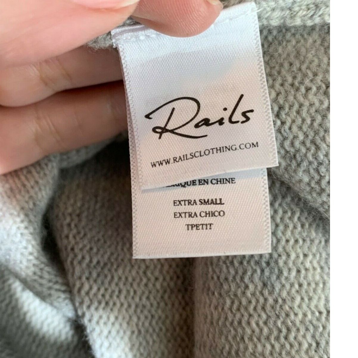 Rails Rails Cashmere Sweater Oversized Cozy Knit Pullover size XS Size XS / US 0-2 / IT 36-38 - 4 Thumbnail
