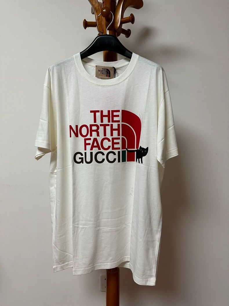 Gucci Gucci Co-branded little black cat white T-shirt 2503-Nextar Size US M / EU 48-50 / 2 - 1 Thumbnail