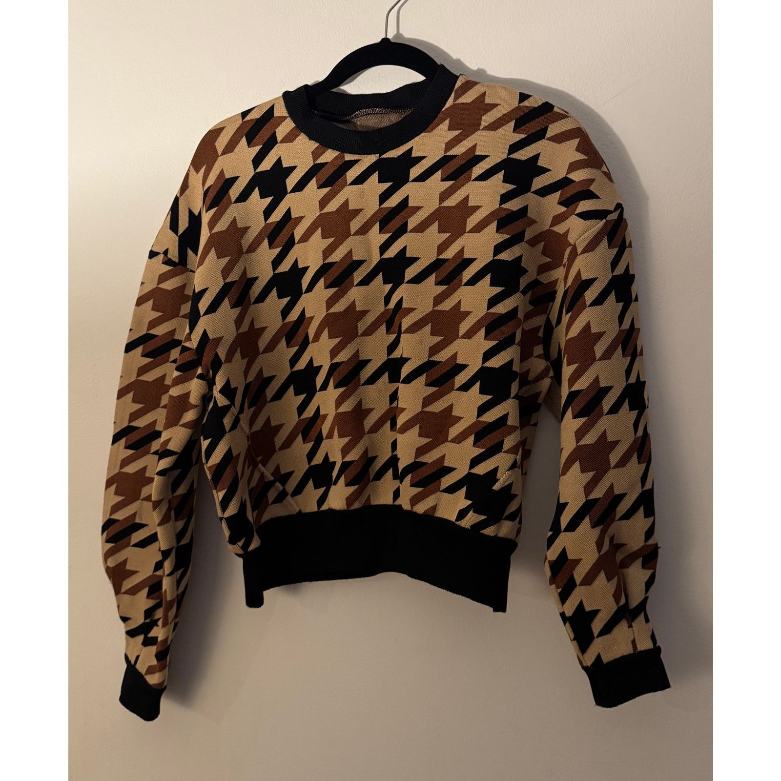 Other HAIGHT Houndstooth Long Sleeve Sweater Size S / US 4 / IT 40 - 1 Thumbnail
