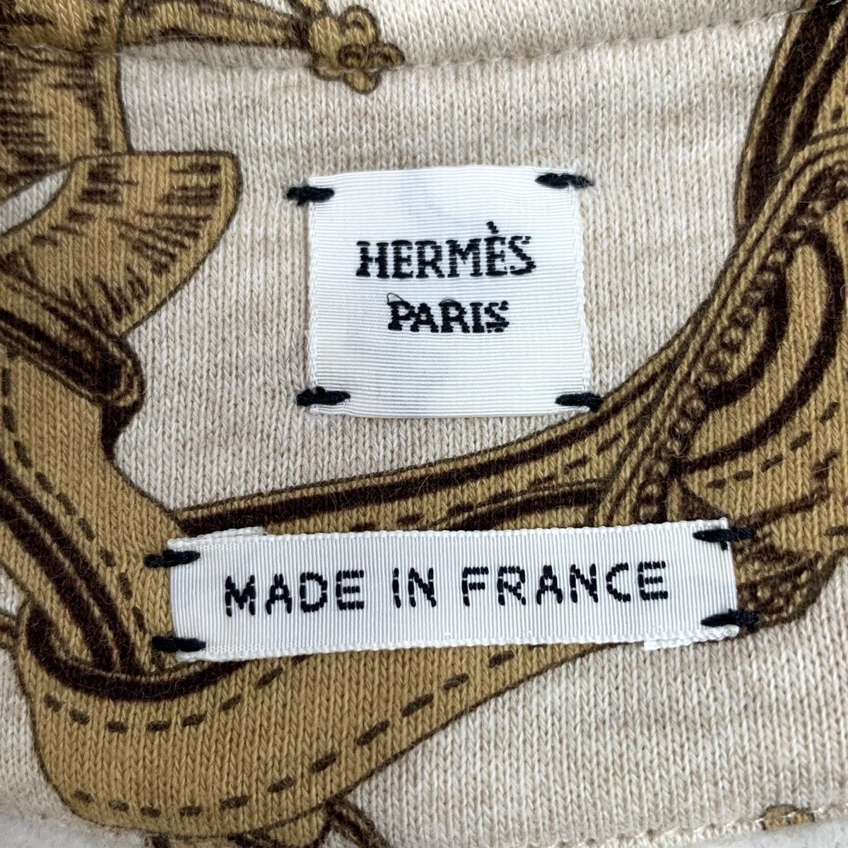 Hermes Hermes Yellow Chain Intarsia Long Sleeve Knit Pullover K26WX Size XXS / US 00 / IT 34 - 5 Thumbnail