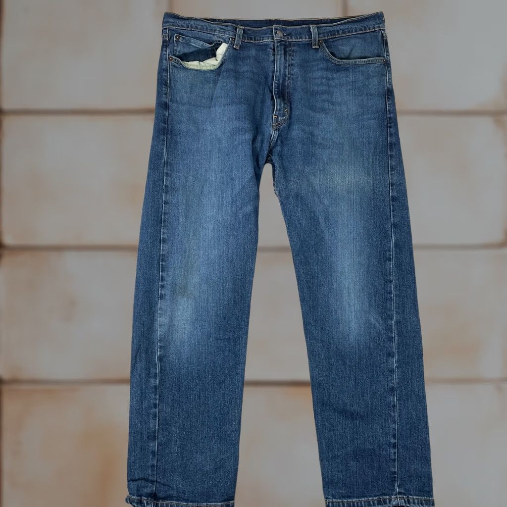 Levi's Levi'S 505 Jeans Mens Blue Denim Straight Leg - Pre-Owned - Medium Size US 38 / EU 54 - 1 Thumbnail