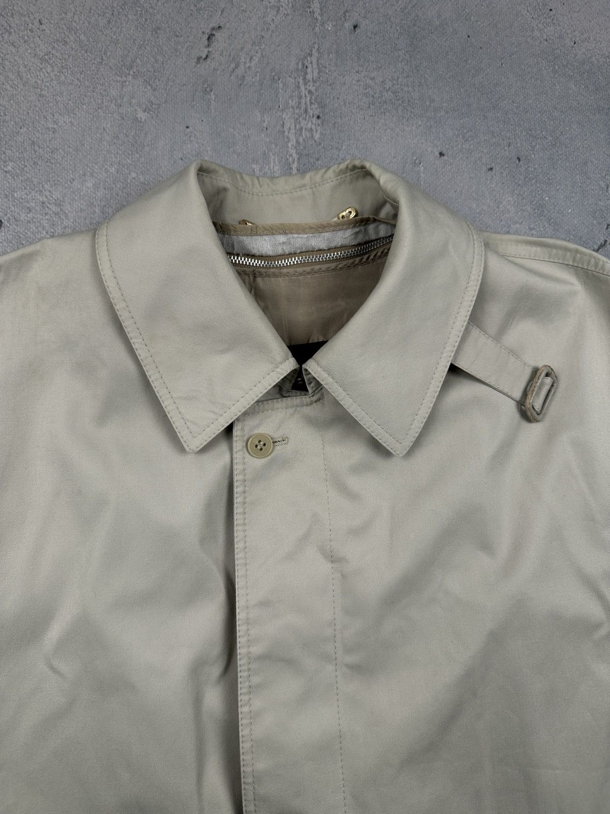 Yves Saint Laurent Yves Saint Laurent Trench Coat Beige Nova Check Lined 80s Size US L / EU 52-54 / 3 - 10 Thumbnail