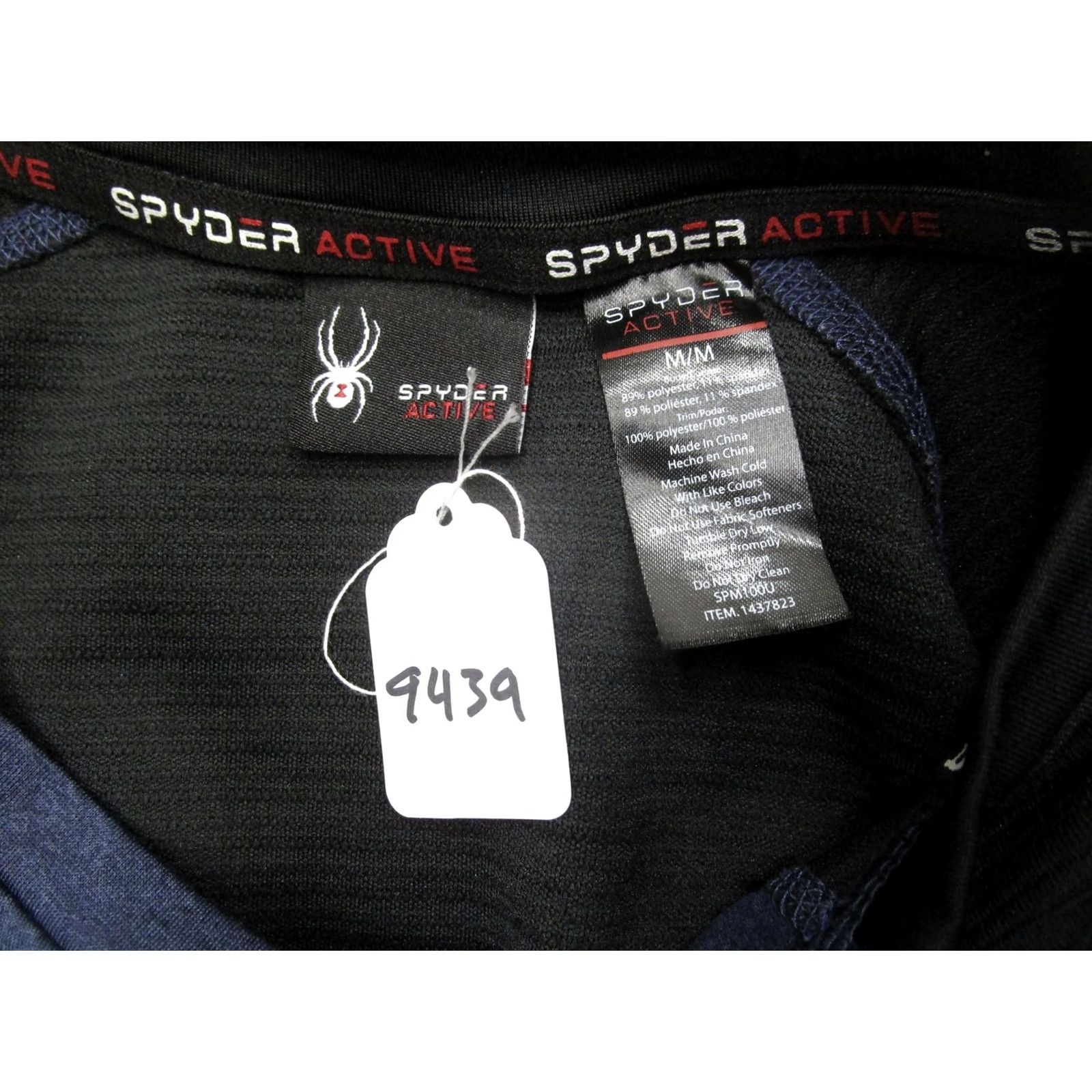 Spyder Spyder Active Shirt Mens Medium Blue Long Sleeve Performance ProWeb Athletic Top Size US M / EU 48-50 / 2 - 7 Thumbnail