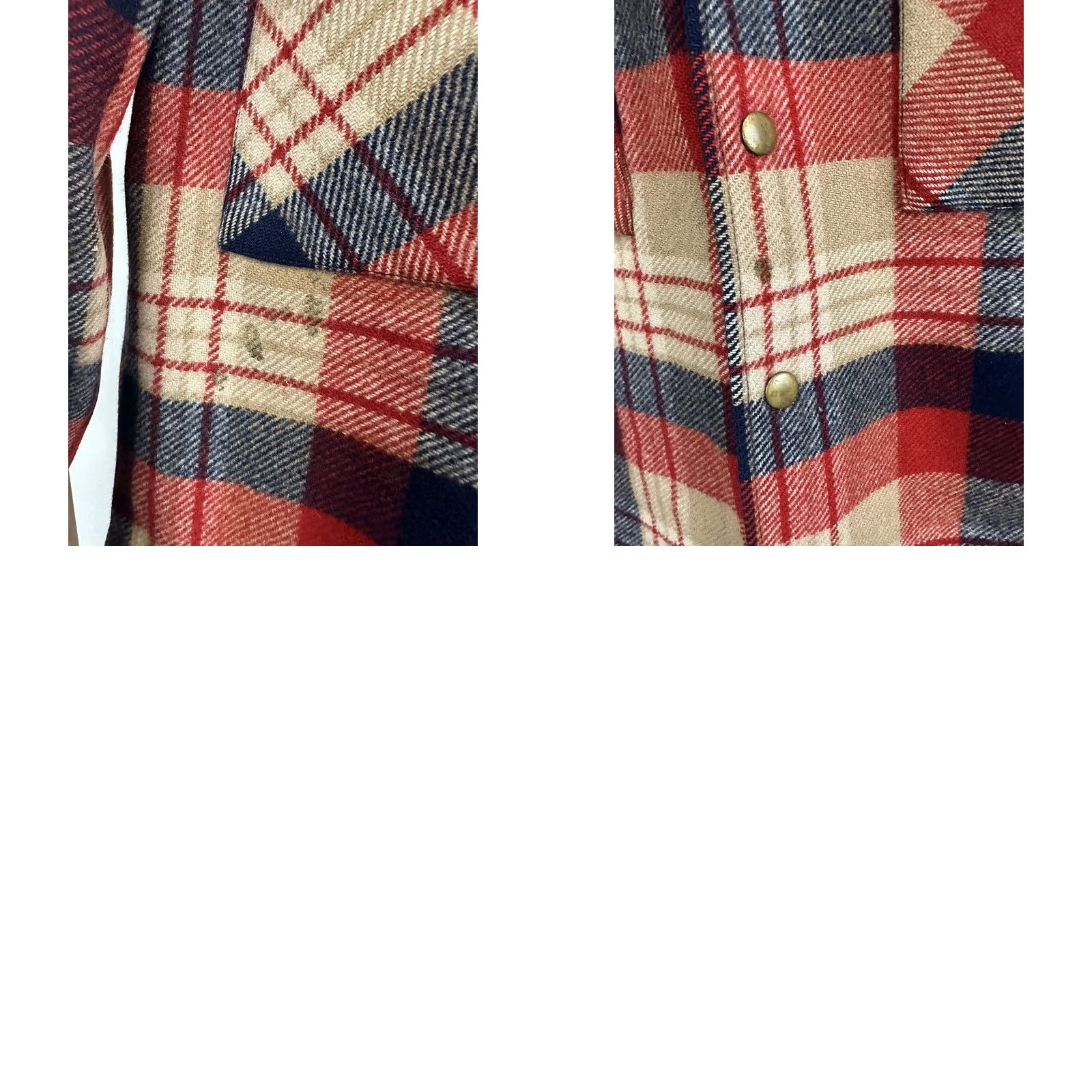 Pendleton VTG Pendleton Wool Plaid Flannel Shirt Jacket M USA Mens Size US M / EU 48-50 / 2 - 8 Thumbnail
