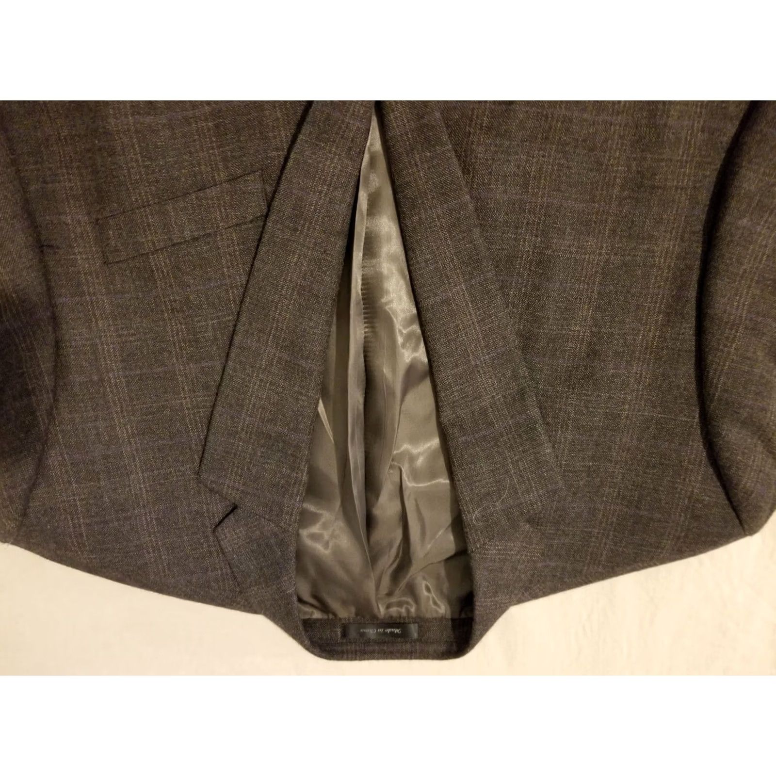 Calvin Klein Mens Calvin Klein Wool Sports Jacket Blazer Gray 46R Size 46R - 2 Thumbnail