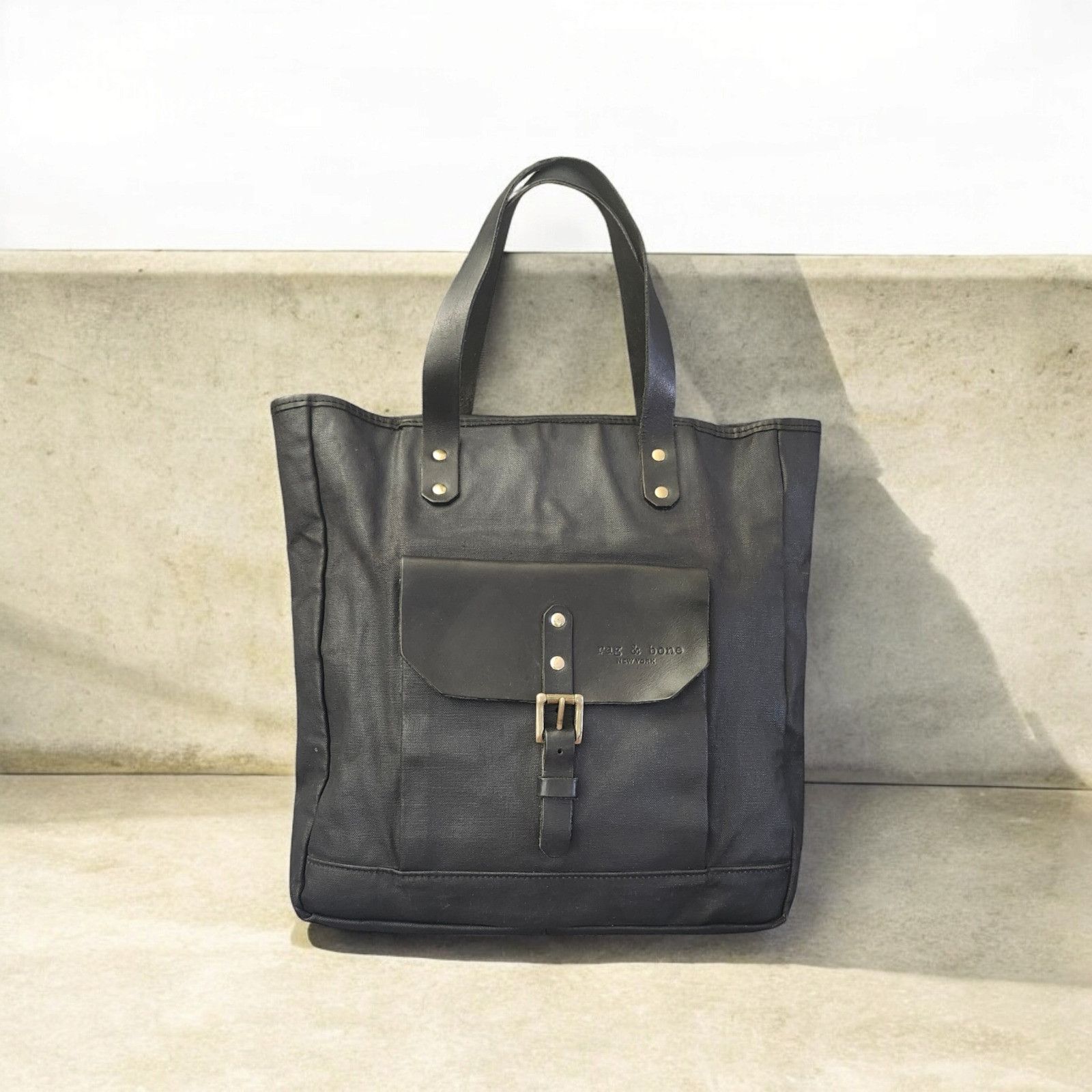Rag & Bone Rag & Bone Leather & convoy waterproof Tote Bag Size ONE SIZE - 14 Thumbnail