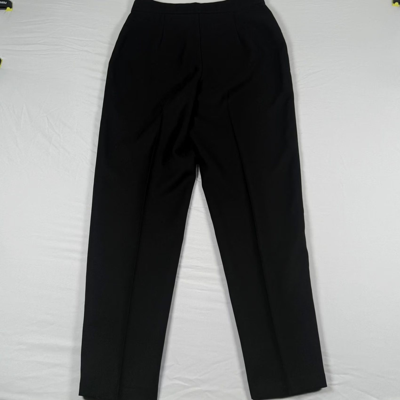 Levi's VINTAGE Levi's Dress Pants Women 14 Straight Leg Black Twill High Rise Career Workwear United States Pants Size 36" / US 14 / IT 50 - 2 Thumbnail