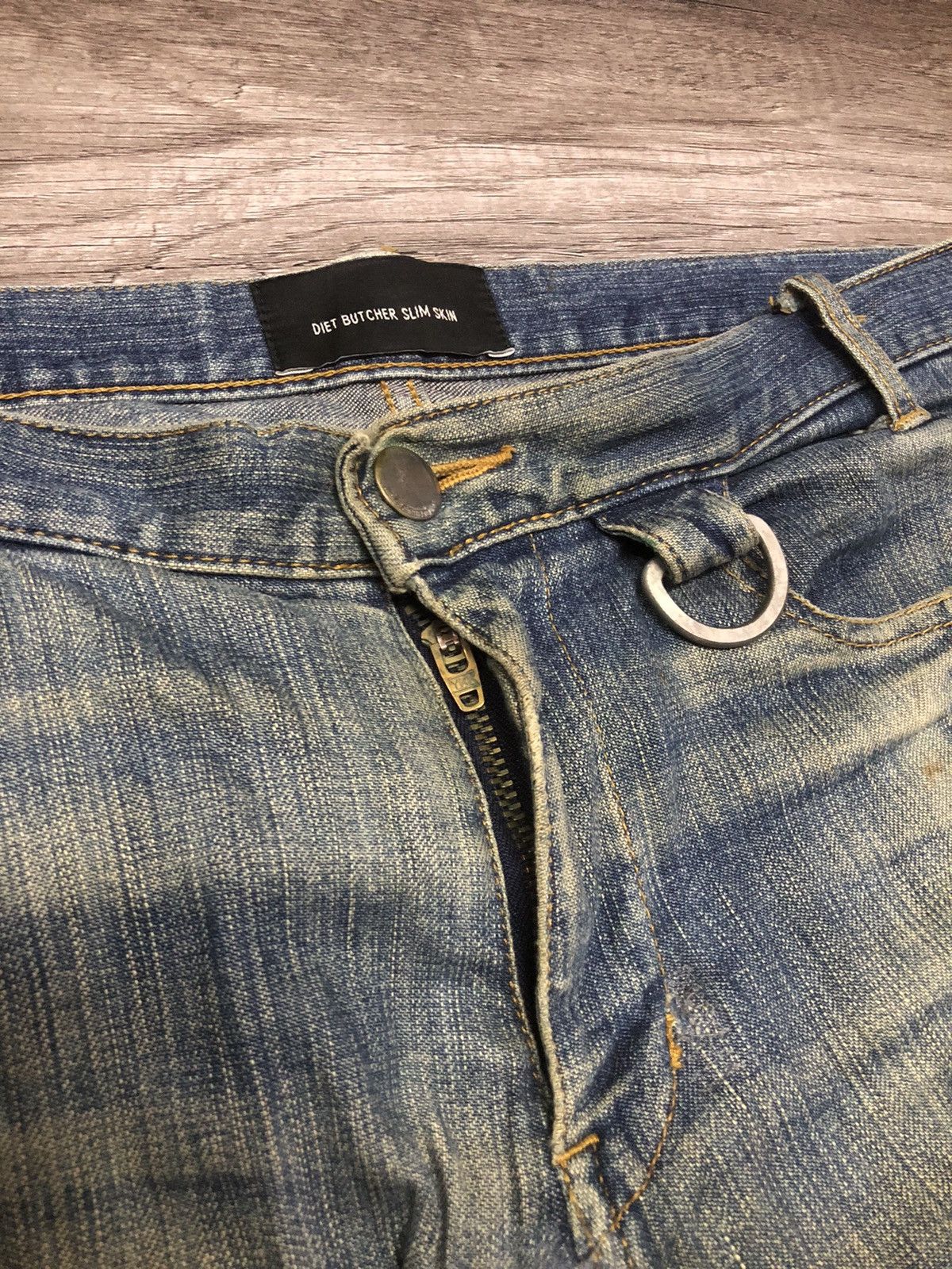Designer × Diet Butcher Slim Skin VINTAGE DIET BUTCHER SLIM SKIN DENIM JEANS (UNISEX) Size US 33 - 4 Thumbnail