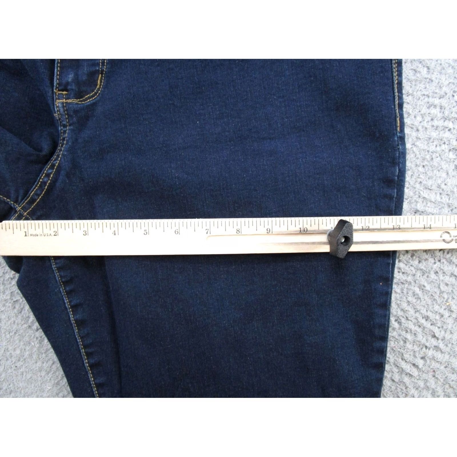 Vintage Maurices Womens Denim Skinny Jeans Jeggings Plus Size 22 Short Stretch 5-Pocket Design Blue Size 40" / US 18 - 7 Thumbnail
